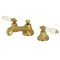 Kingston Brass KS4467PL 8" Widespread Bathroom Faucet, Brushed Brass KS4467PL - alternate 1